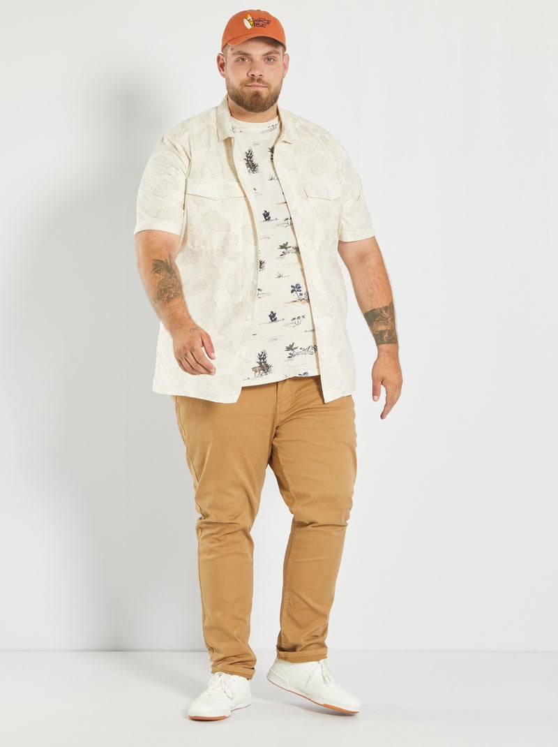 Pantalón slim L30 BEIGE - Kiabi