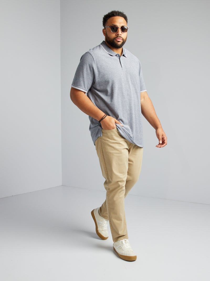 Pantalón slim L30 BEIGE - Kiabi