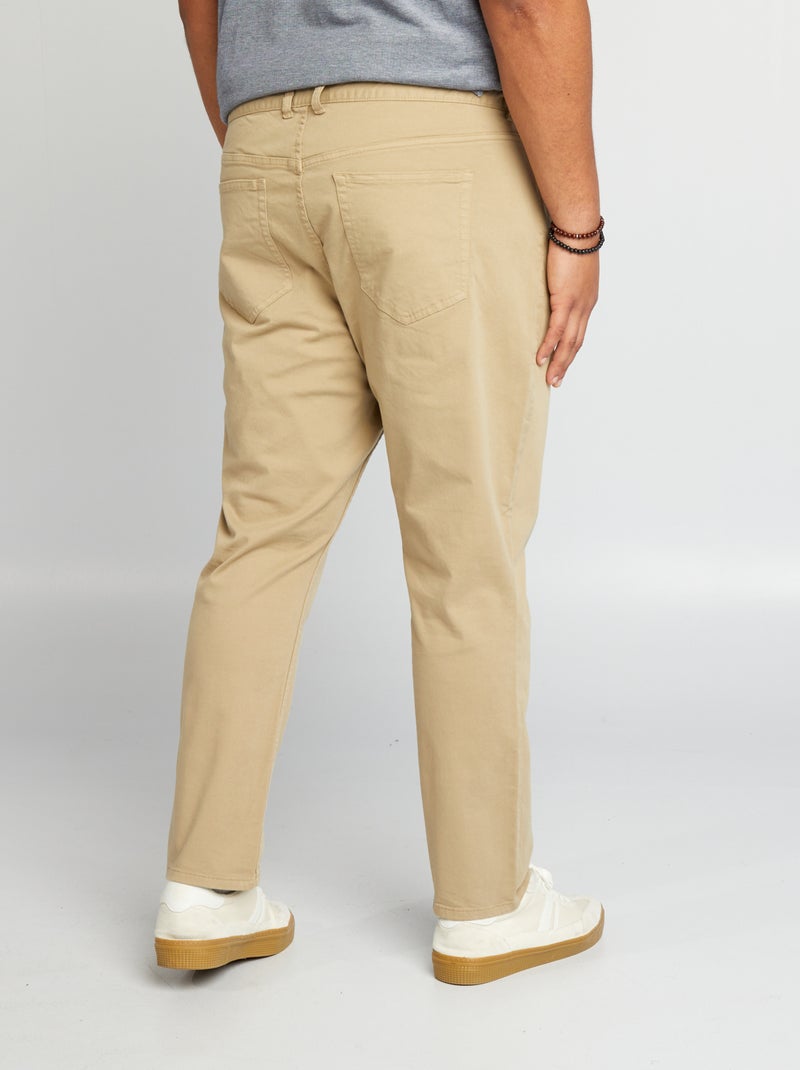 Pantalón slim L30 BEIGE - Kiabi