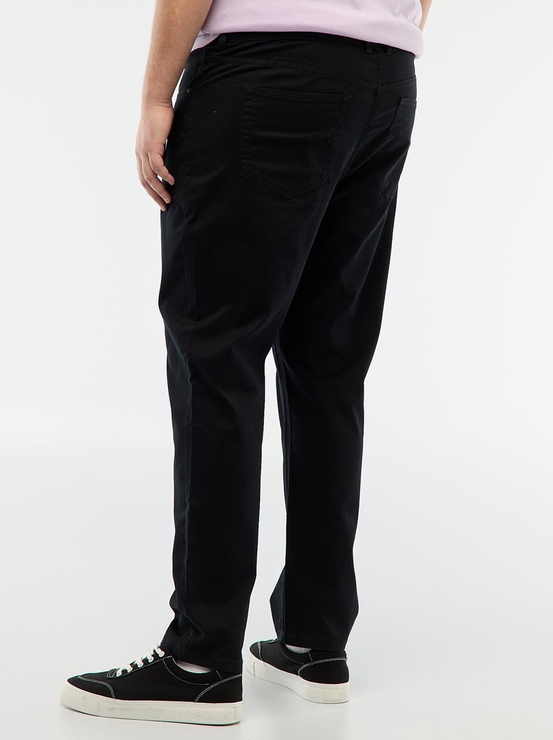Pantalón slim L30 Negro - Kiabi