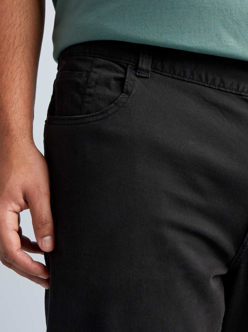 Pantalón slim L30 Negro - Kiabi