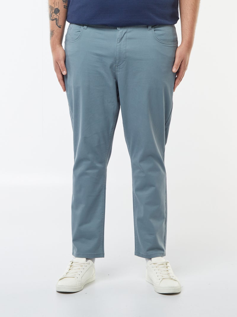 Pantalón slim L32 AZUL - Kiabi