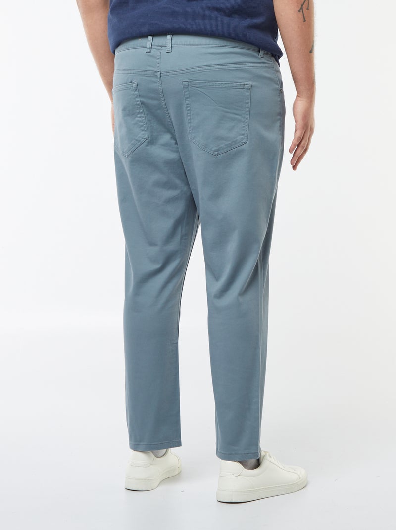 Pantalón slim L32 AZUL - Kiabi