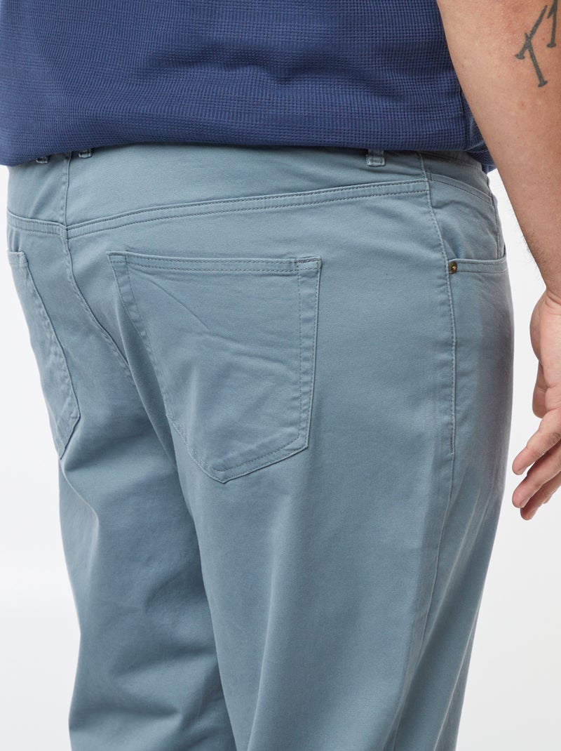 Pantalón slim L32 AZUL - Kiabi