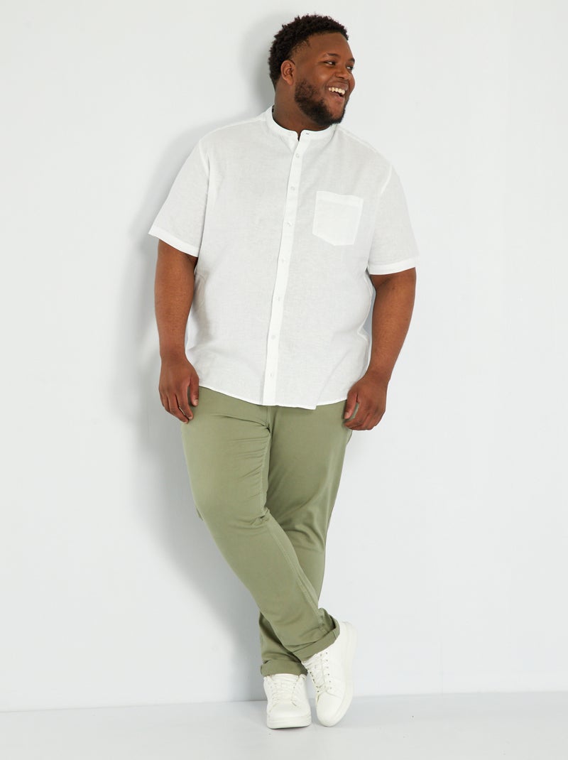 Pantalón slim L32 gris - Kiabi