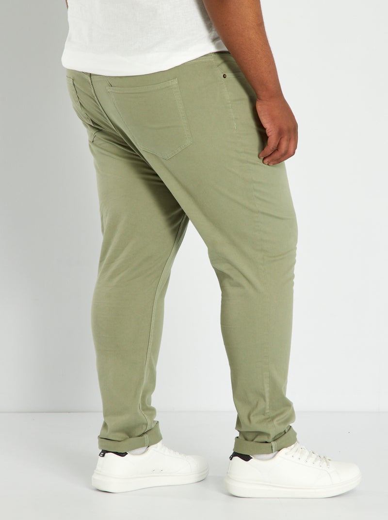 Pantalón slim L32 gris - Kiabi