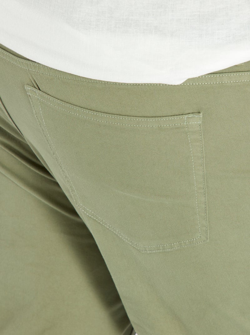 Pantalón slim L32 gris - Kiabi