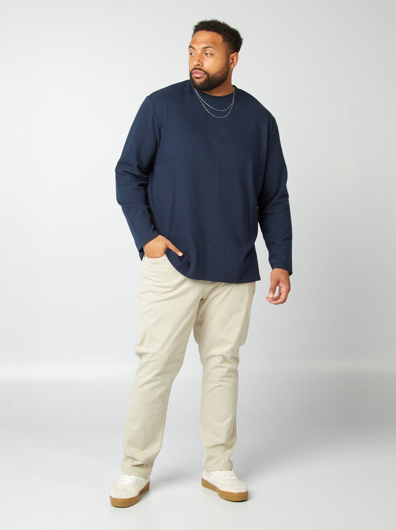 Pantalón slim L32 GRIS - Kiabi
