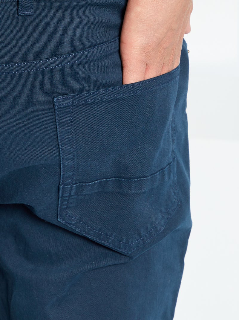 Pantalón slim L36 +1,90 m AZUL - Kiabi