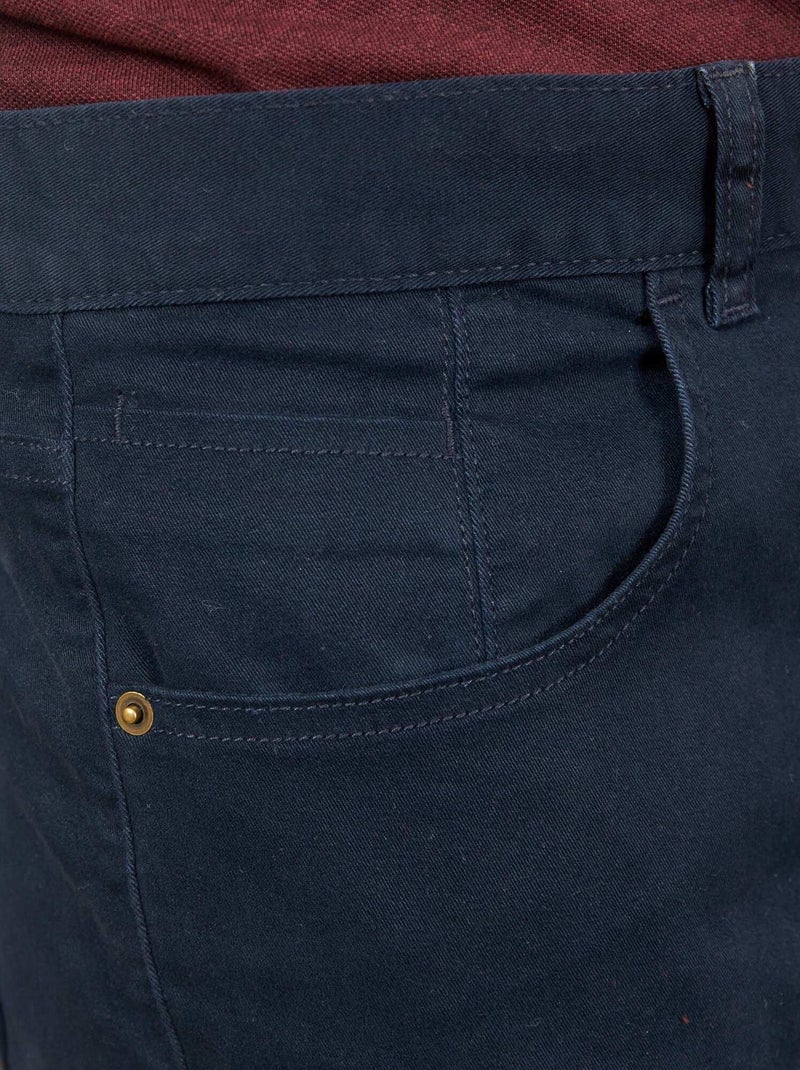 Pantalón slim L36 +1,90 m AZUL - Kiabi
