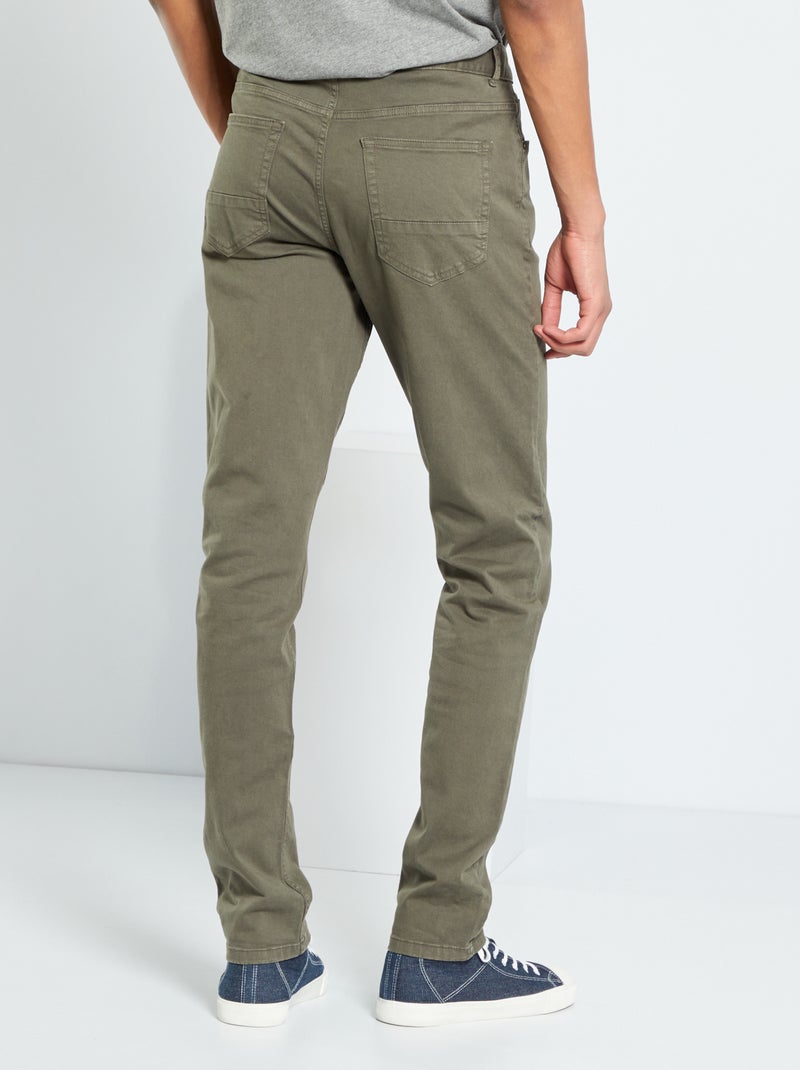 Pantalón slim L36 +1,90 m KAKI - Kiabi