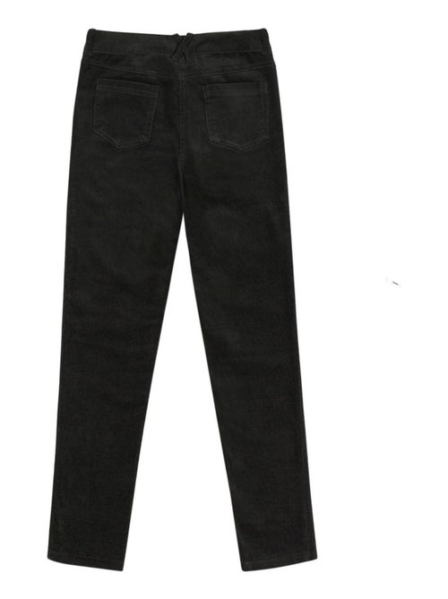 Pantalón Slim Niño | Pana Negra Elástica | MORGAN - Kiabi