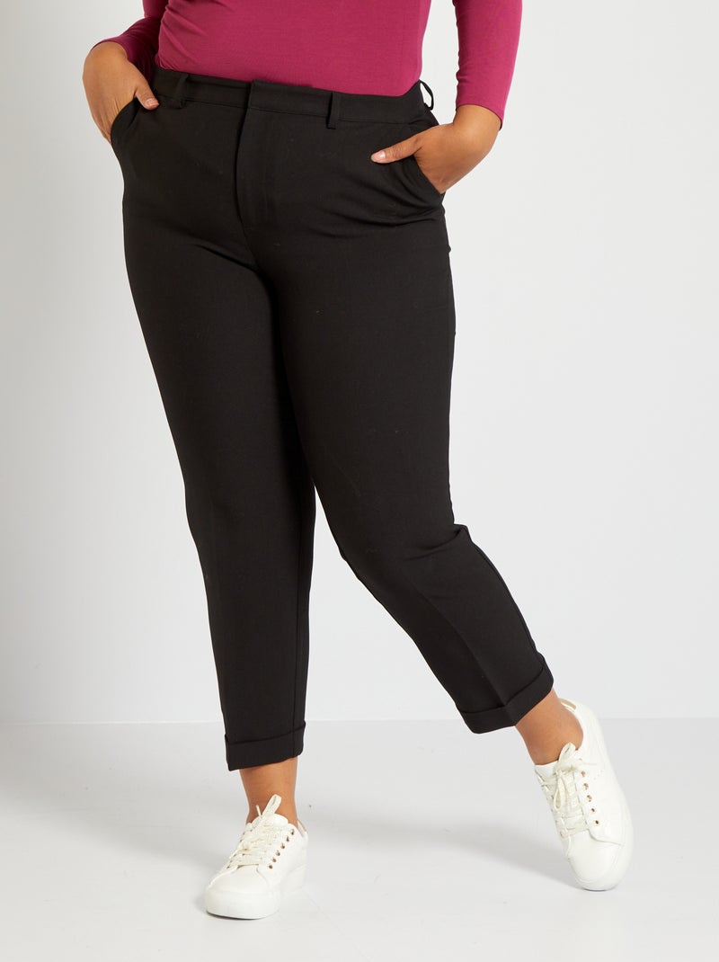 Pantalón slouchy Negro - Kiabi