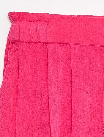 Pantalón smart ligero con estampado wax