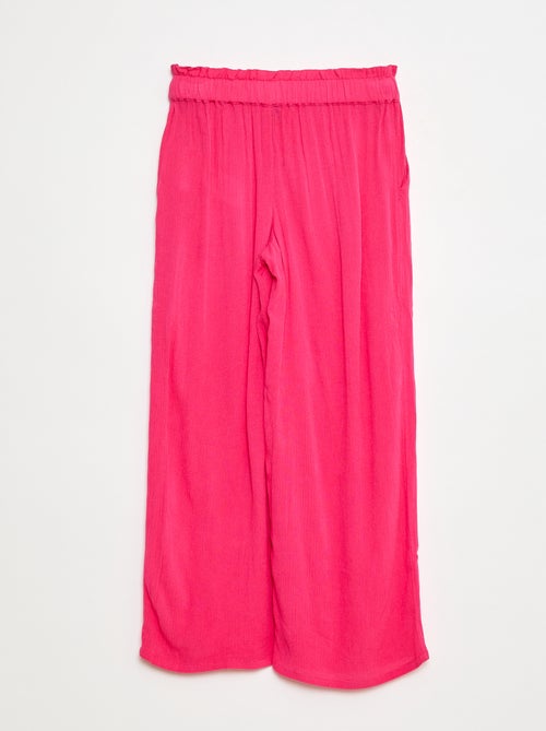 Pantalón smart ligero liso - Kiabi Pantalón smart ligero liso - Kiabi