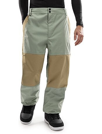 Pantalón snowboard oversize hombre hombre p4 yama olive