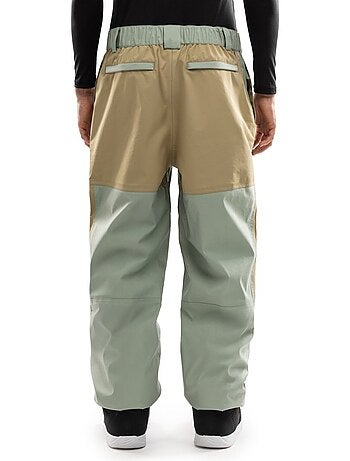 Pantalón snowboard oversize hombre hombre p4 yama olive