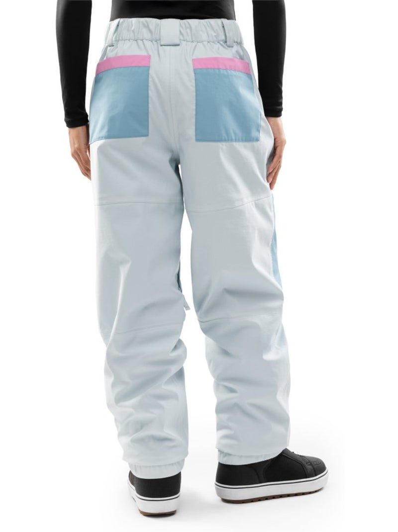 Pantalón snowboard oversize mujer mujer p4-w yama light Azul - Kiabi