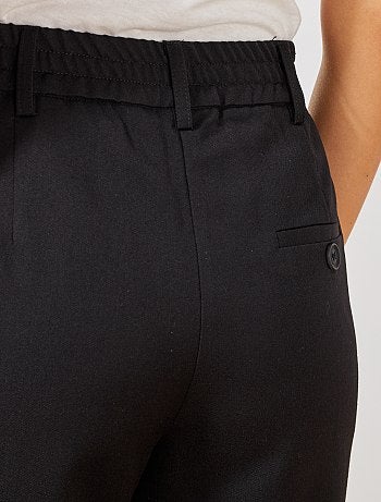 Pantalón tapered con cinturón - Kiabi