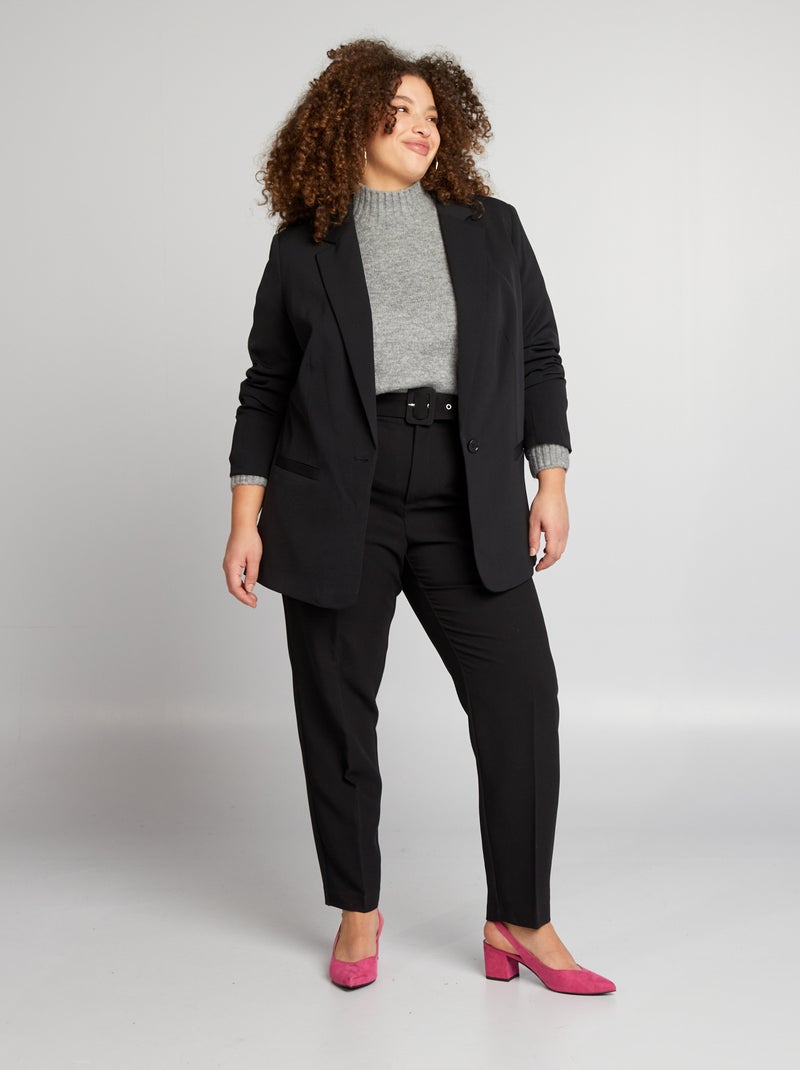 Pantalón tapered negro - Kiabi