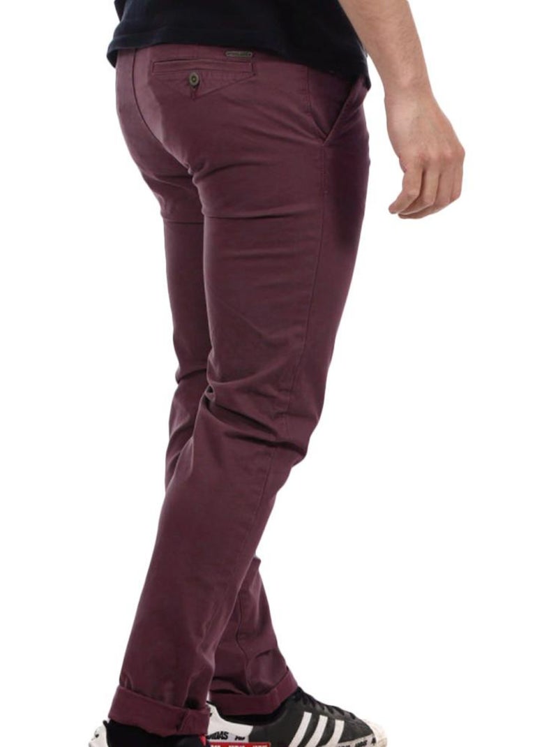 Pantalón teddy smith para hombre Violeta ciruela - Kiabi