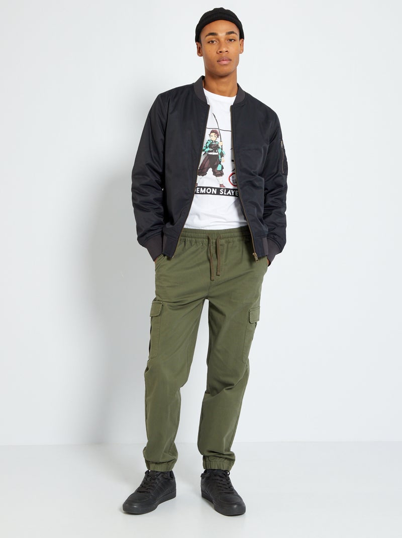 Pantalón tipo cargo KAKI - Kiabi
