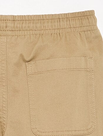 Pantalón tipo chándal de sarga - corte cómodo
