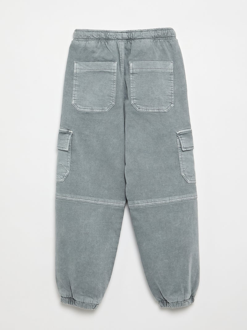 Pantalón tipo chándal Gris - Kiabi