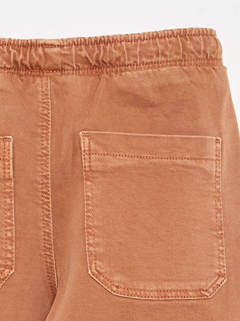 Pantalón tipo chándal Marron - Kiabi