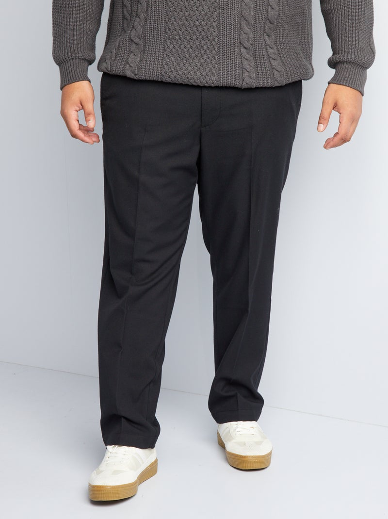Pantalón tipo chino NEGRO - Kiabi