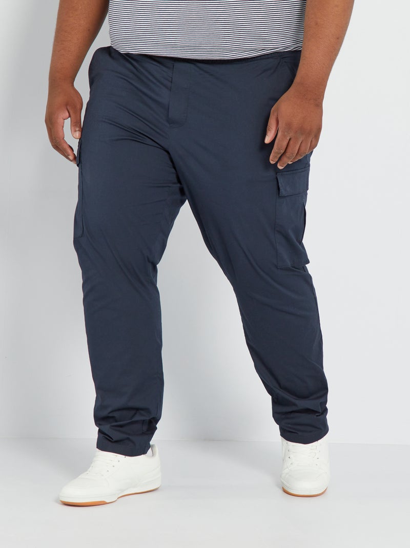 Pantalón tipo 'jogger' AZUL - Kiabi
