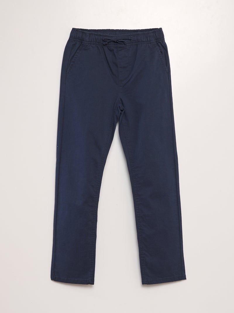 Pantalón tipo 'jogger' azul - Kiabi