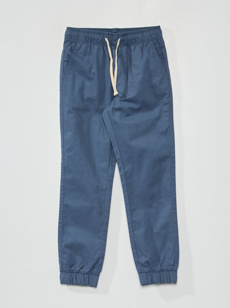 Pantalón tipo 'jogger' AZUL - Kiabi