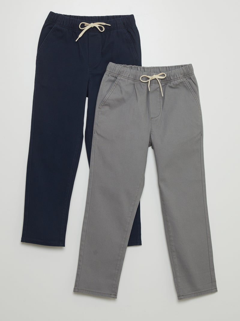 Pantalón tipo 'jogger' GRIS - Kiabi