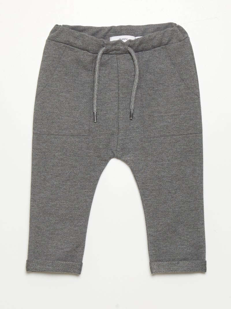 Pantalón tipo 'jogger' GRIS - Kiabi