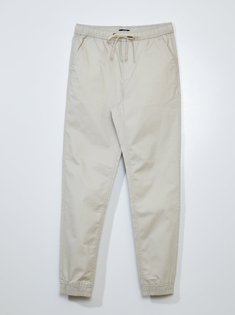 Pantalón tipo 'jogger' GRIS - Kiabi