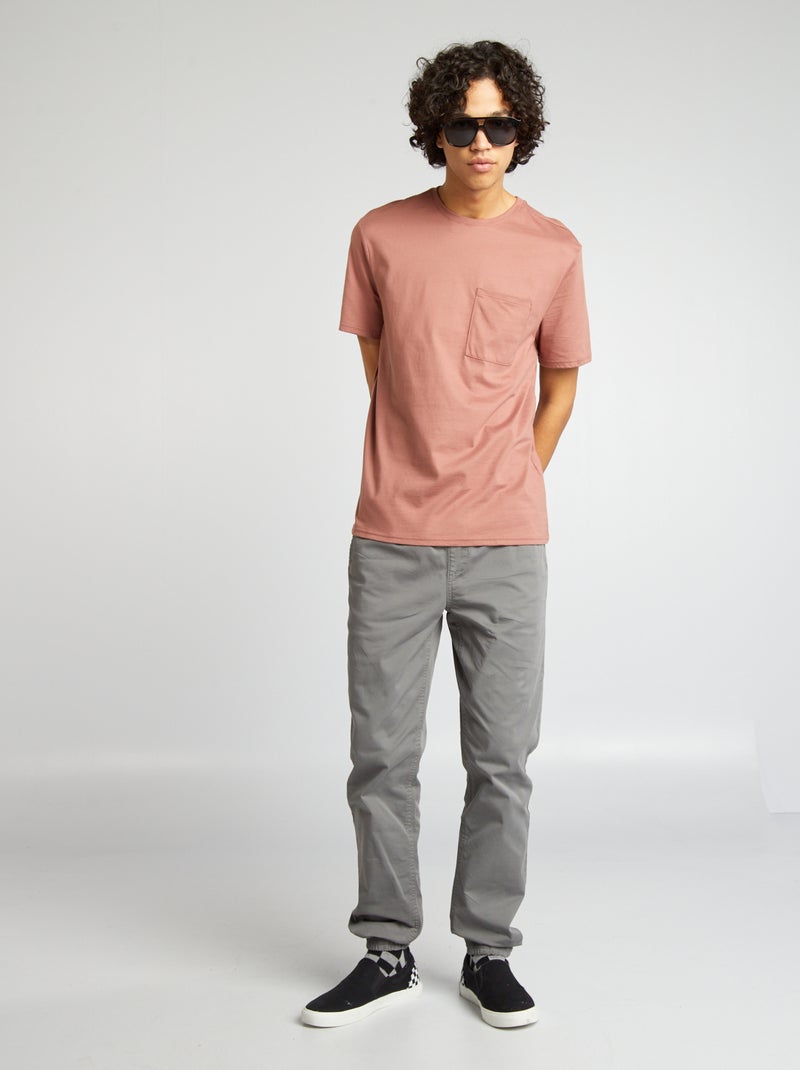 Pantalón tipo 'jogger' GRIS - Kiabi