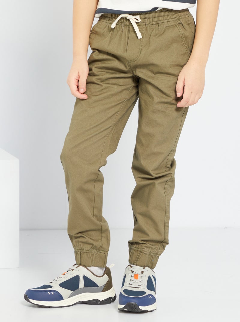 Pantalón tipo 'jogger' KAKI - Kiabi