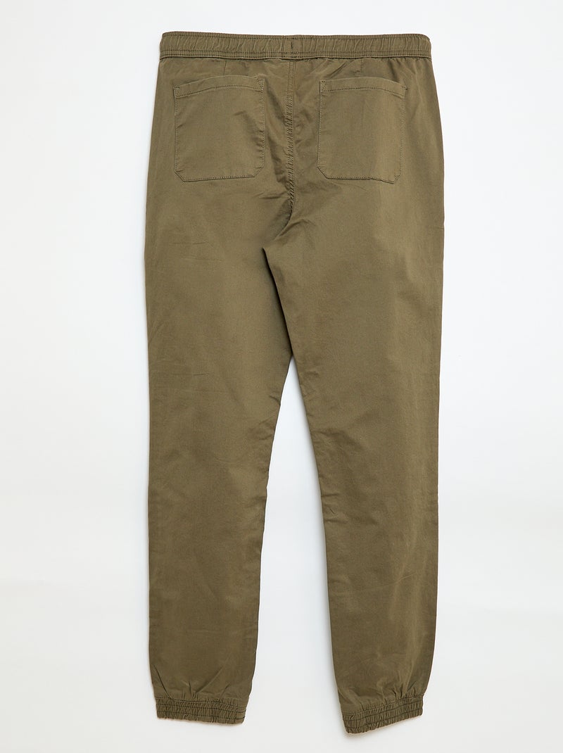 Pantalón tipo 'jogger' Kaki - Kiabi