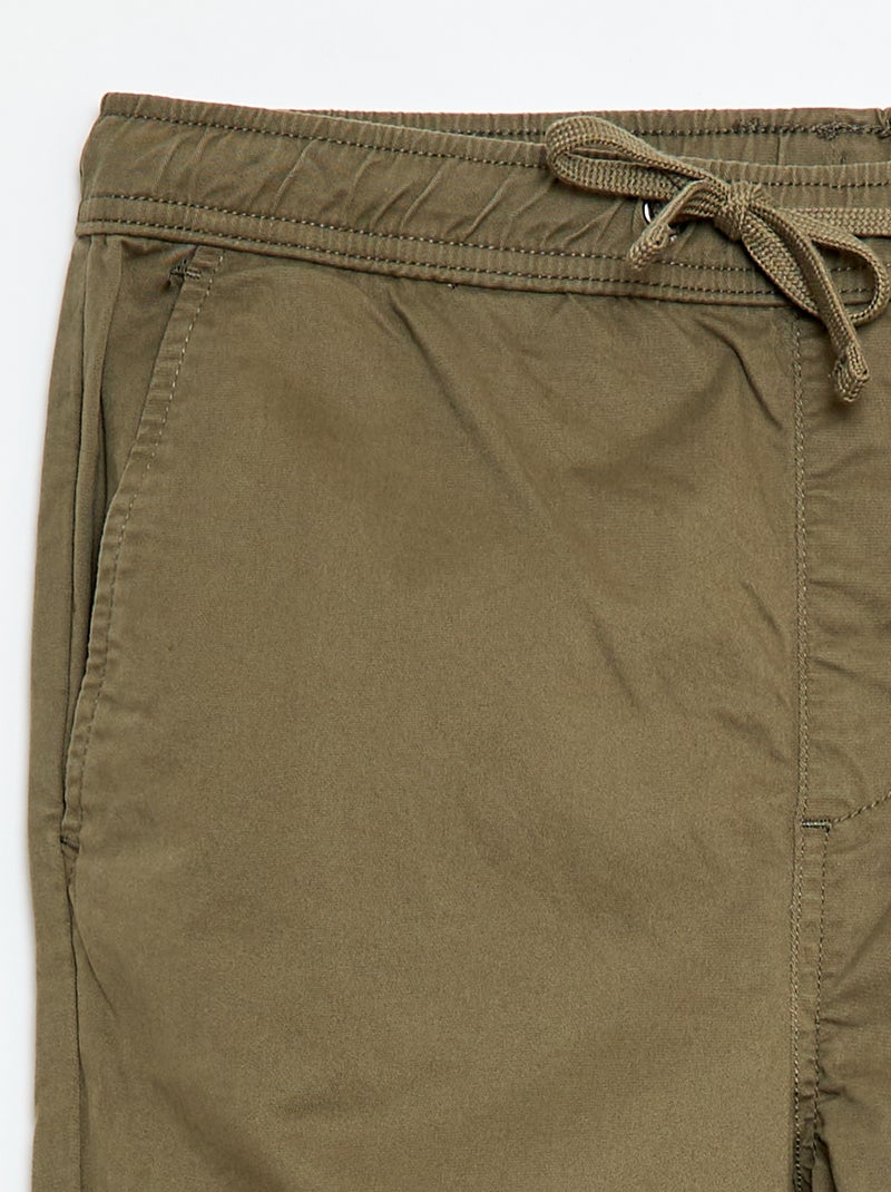 Pantalón tipo 'jogger' Kaki - Kiabi