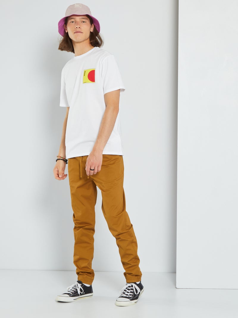 Pantalón tipo 'jogger' KAKI - Kiabi