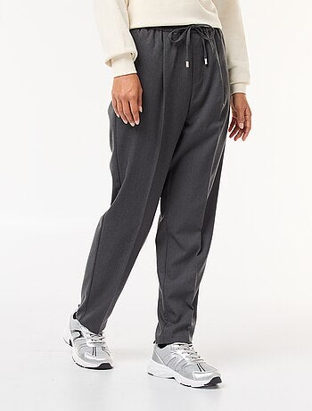 Pantalón tipo jogger liso