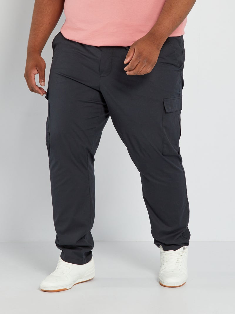 Pantalón tipo 'jogger' Negro - Kiabi
