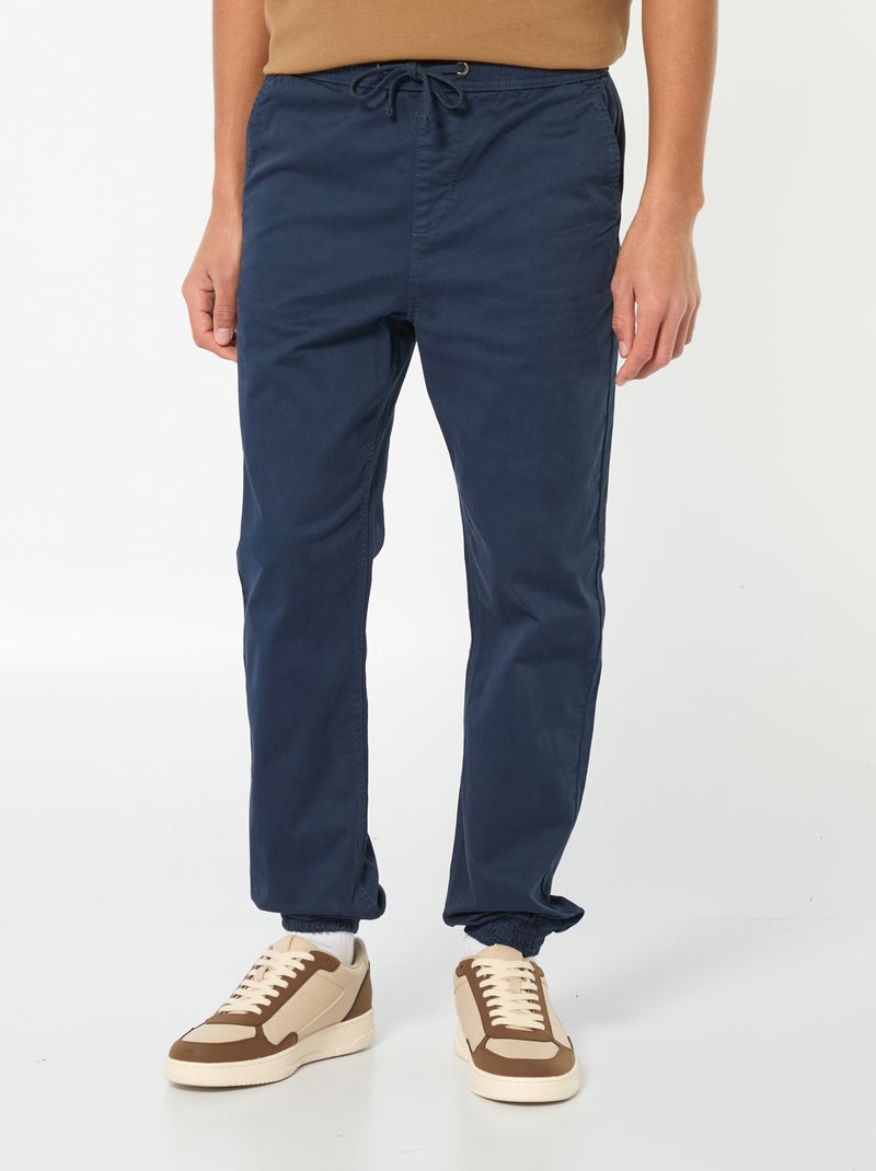 Pantalón tipo 'jogger' Negro - Kiabi