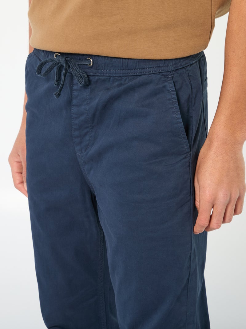 Pantalón tipo 'jogger' Negro - Kiabi