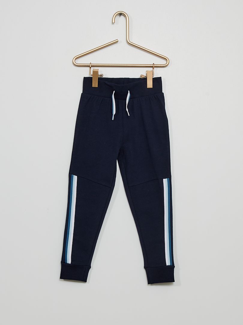 Pantalón tipo jogging azul marino - Kiabi