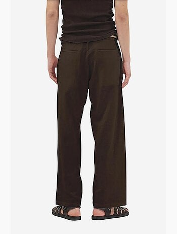 Pantalón traje algodón lino giesto