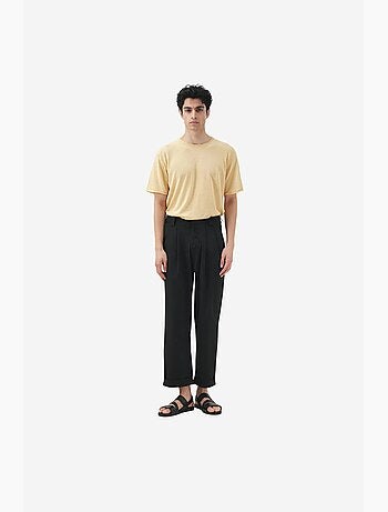Pantalón traje algodón lino giesto