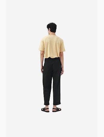 Pantalón traje algodón lino giesto