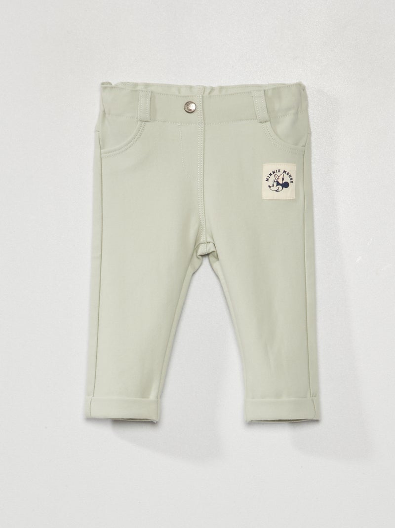 Pantalón tregging con estampado de 'Minnie' AZUL - Kiabi